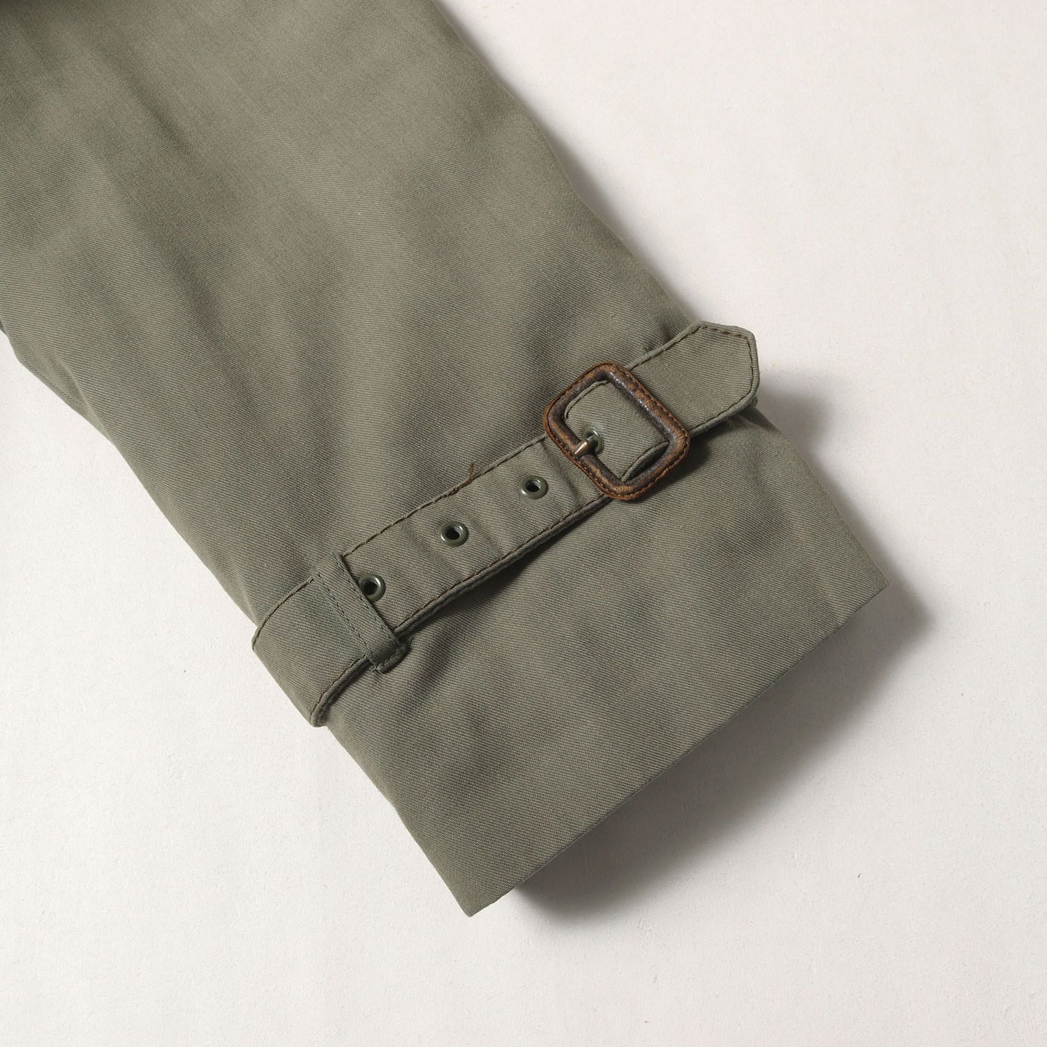 GRENFELL グレンフェル コート オリーブ サイズ:42 | 希少 黒タグ | 90s 裏ボア付き T/Cツイル フルジップ コート | アウター ジャケット ブルゾン 上着 | 90年代 古着 ヴィンテージ【メンズ】【中古】【K4653】 GRENFELL グレンフェル コート オリーブ サイズ:42 | 希少 黒タグ