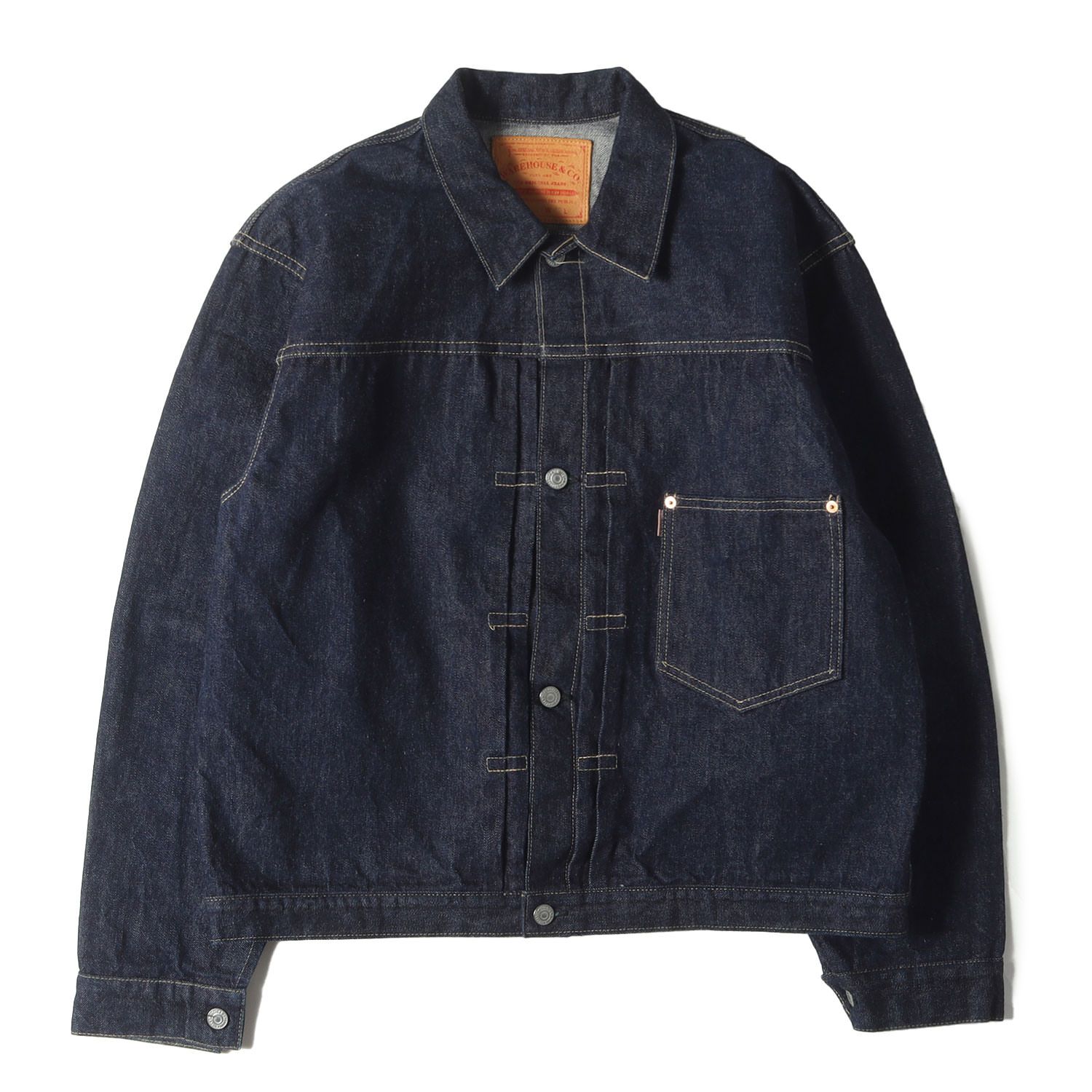 美品】WAREHOUSE ウエアハウス ジャケット インディゴ サイズ:42