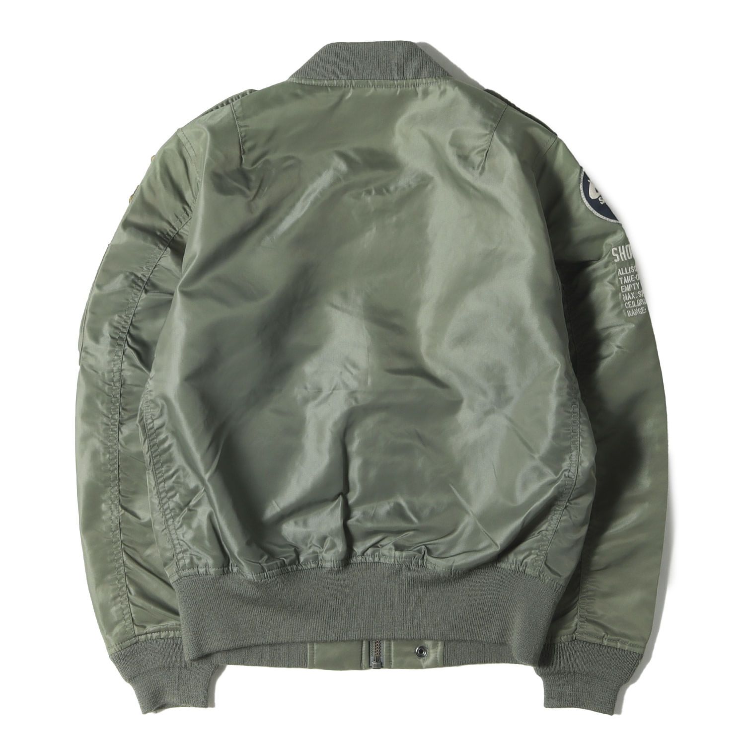 美品】AVIREX アヴィレックス ジャケット セージグリーン サイズ