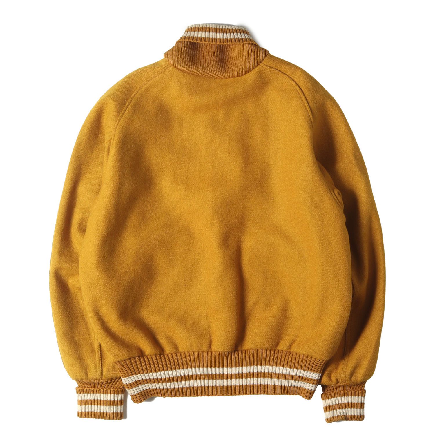 SKOOKUM スクーカム スタジャン マスタード サイズ:40 | ハーフジップ