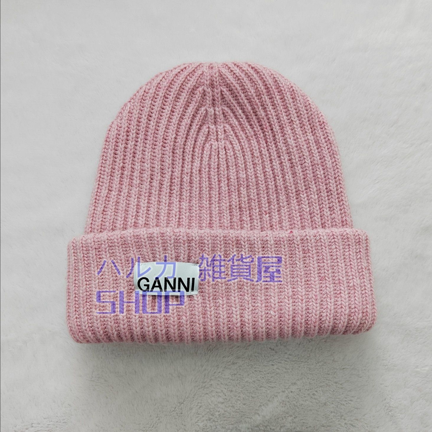 GANNIクラシックアルファベットロゴドームクラシックウール混紡毛糸