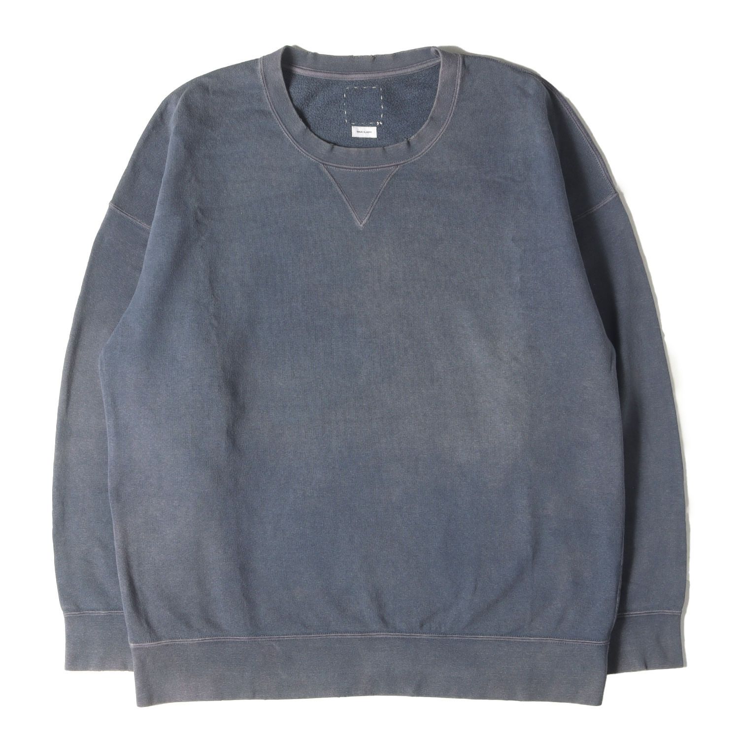 visvim ビズビム スウェット ネイビー 紺 サイズ:3 | 20SS ムラ染め