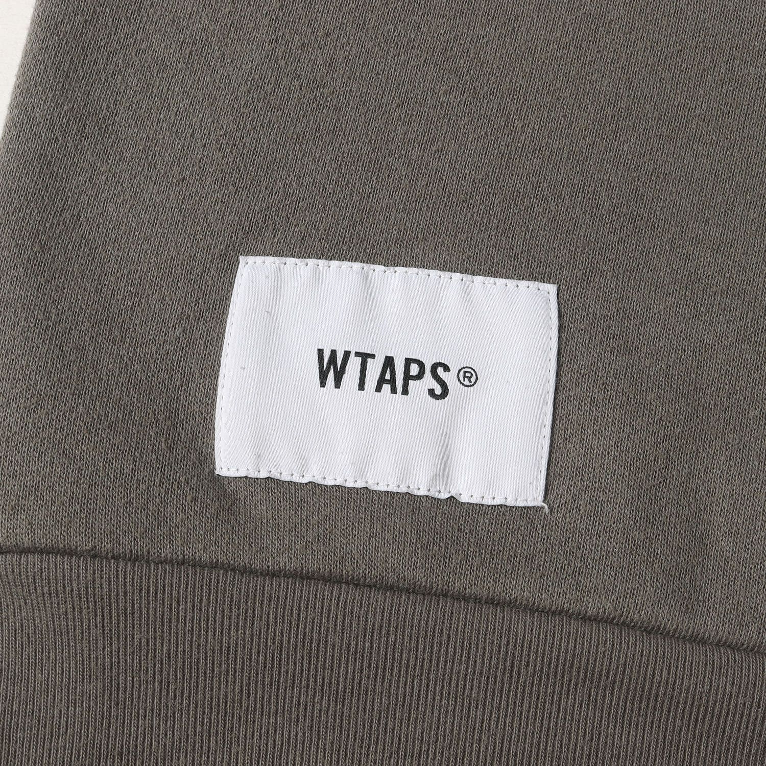 WTAPS ダブルタップス スウェット オリーブドラブ サイズ:M | ミル