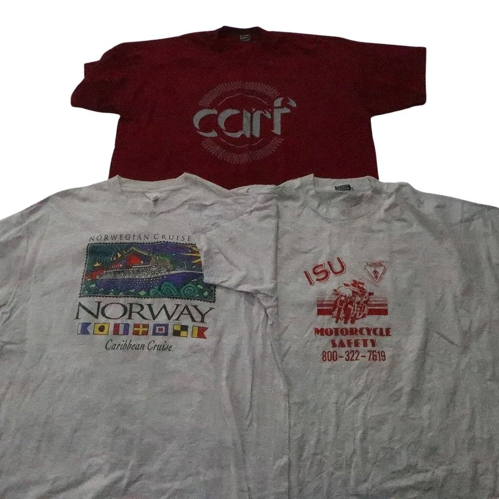 古着卸 まとめ売り シングル 半袖Tシャツ 10枚セット (メンズ 2XL /3XL