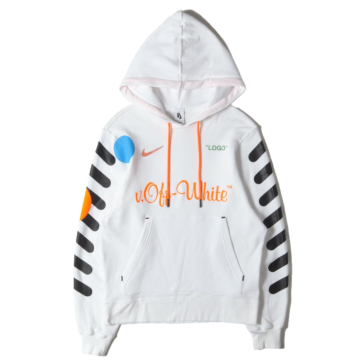 美品】OFF-WHITE オフホワイト パーカー ホワイト 白 サイズ:S | NIKE