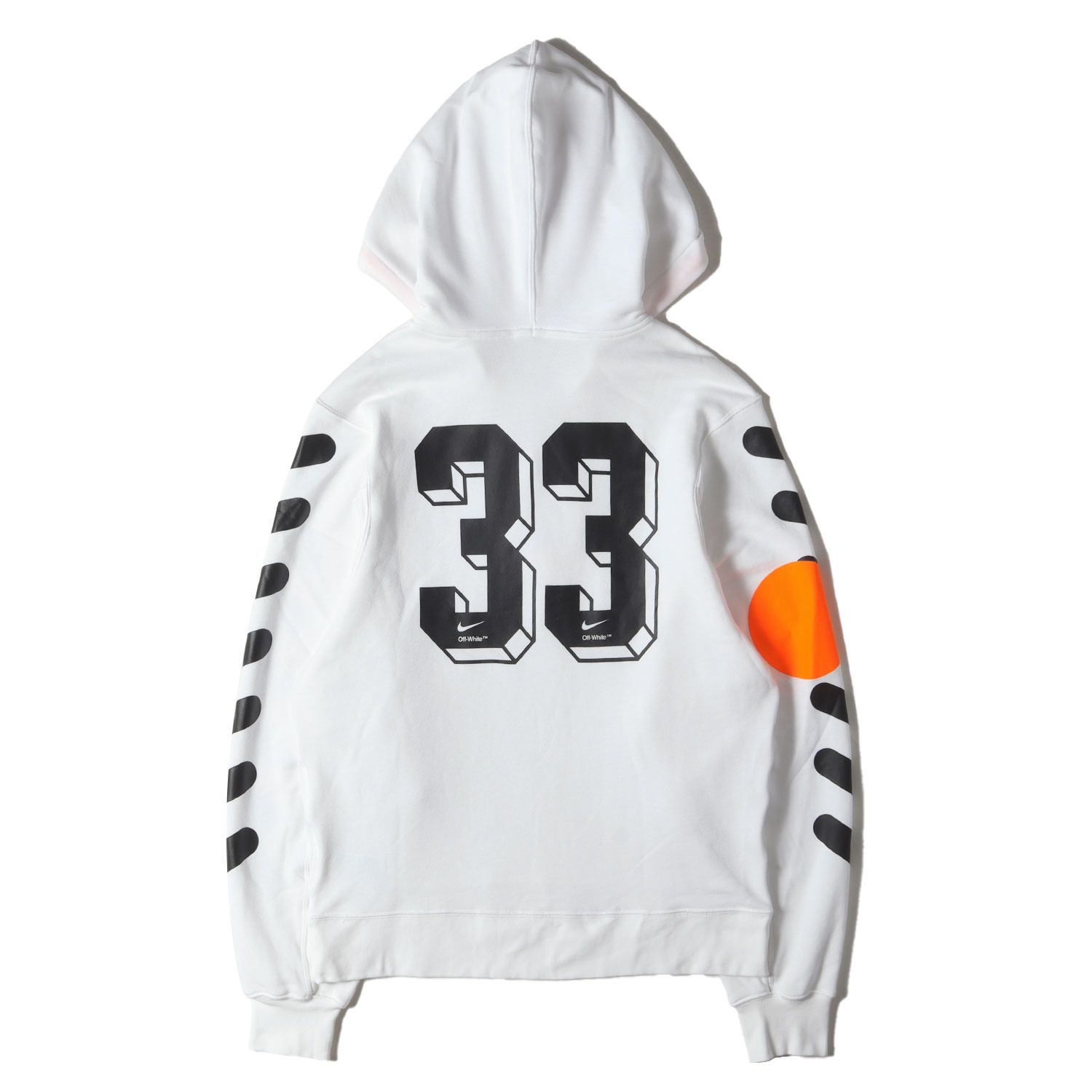 美品】OFF-WHITE オフホワイト パーカー ホワイト 白 サイズ:S | NIKE
