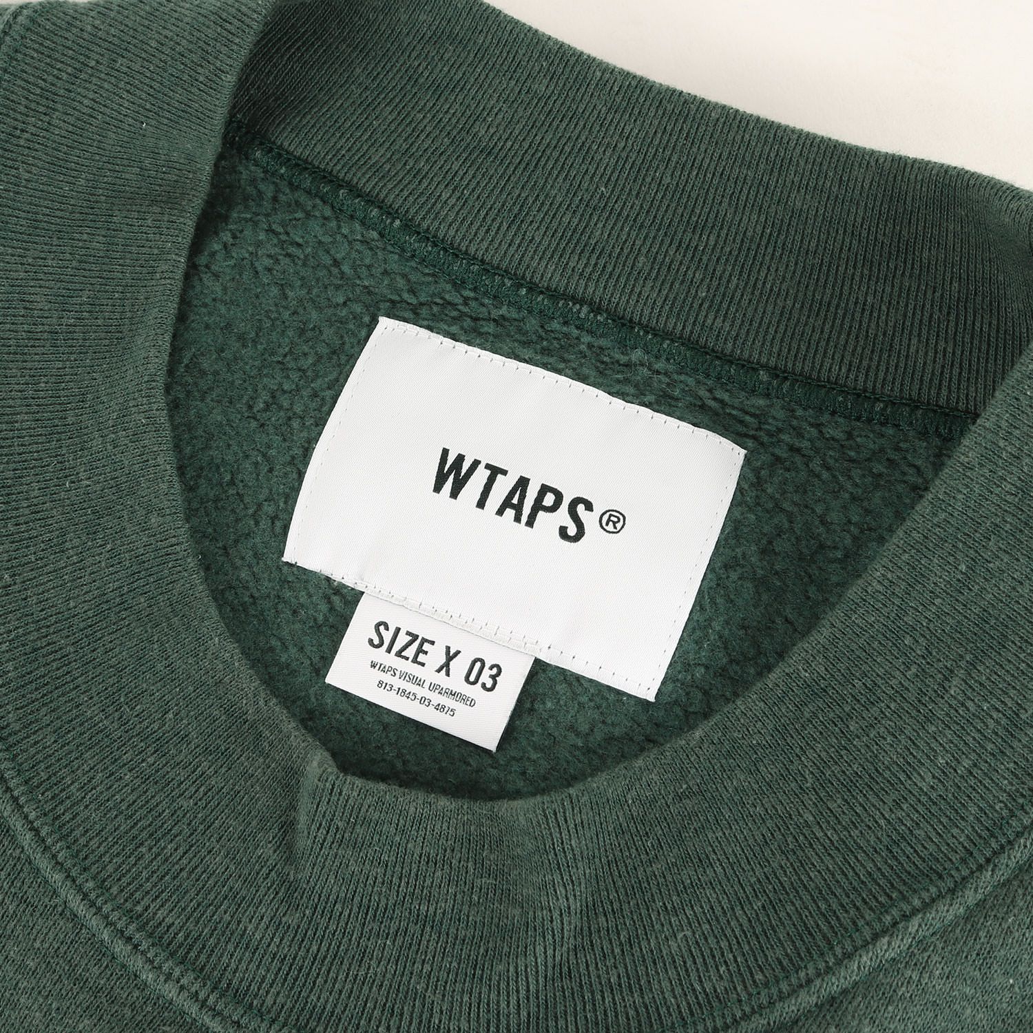 美品】WTAPS ダブルタップス スウェット グリーン サイズ:L | 22AW