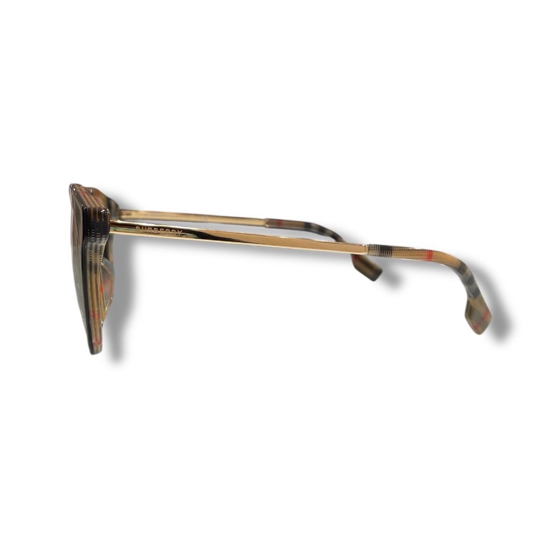 BURBERRY バーバリー サングラス ロゴ刻印 ノバチェック ケース付き