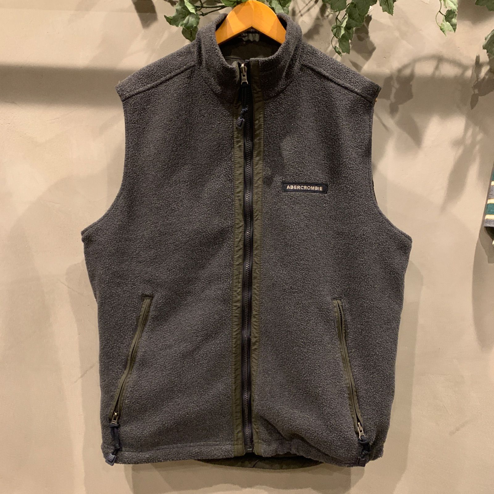 00s 90s ABERCROMBIE AND FITCH アバクロ ナイロンフリース 