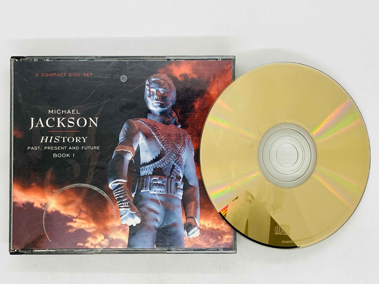 【MichaelJacksonGREATEST HITSHISTORY帯付LD】 ゴールド2CD マイケル・ジャクソン ヒストリー パスト MICHAEL JACKSON