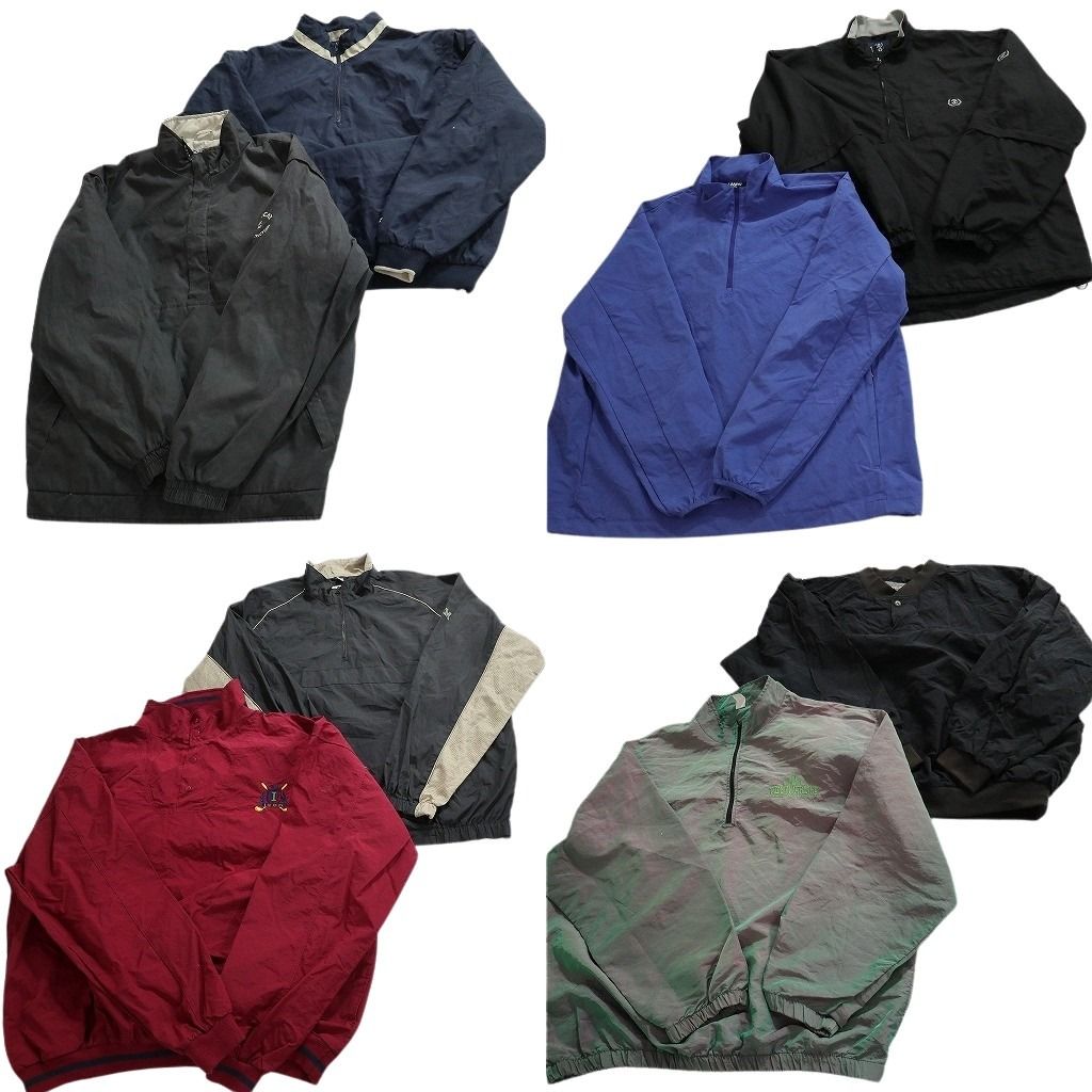 USA古着 メンズ Mix ライトアウター 24枚セット 古着卸 古着卸 まとめ売り スポーツブランドMIX プルオーバー MIX ジャケット