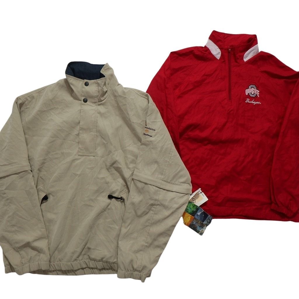 古着卸 まとめ売り プルオーバー ジャケット MIX 8枚セット (メンズ M