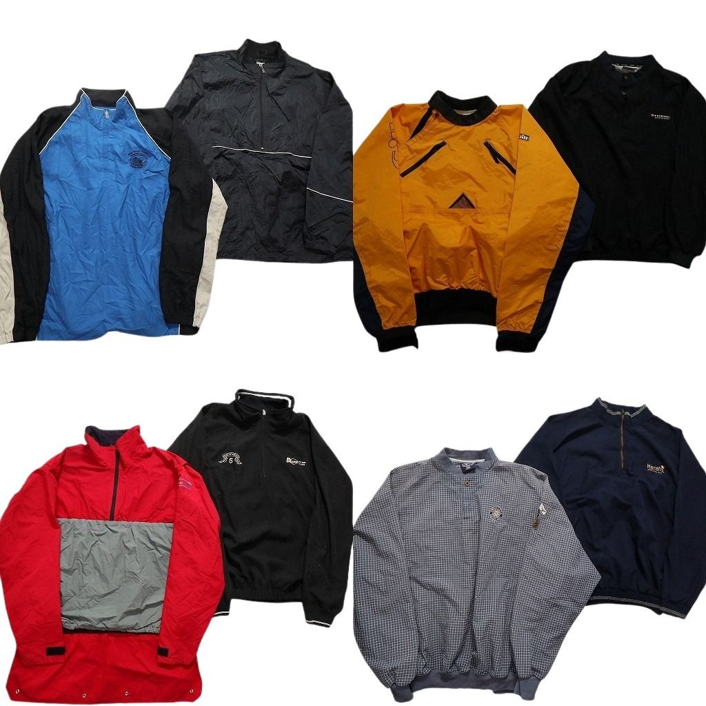 USA古着 メンズ Mix ライトアウター 24枚セット 古着卸 古着卸 まとめ売り スポーツブランドMIX プルオーバー MIX ジャケット