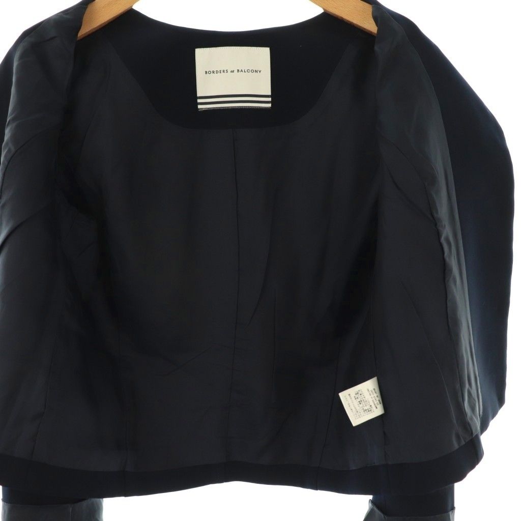 ボーダーズアットバルコニー ツイルジャケット36 ボーダーズアットバルコニー BORDERS at BALCONY TWILL SHORT JACKET