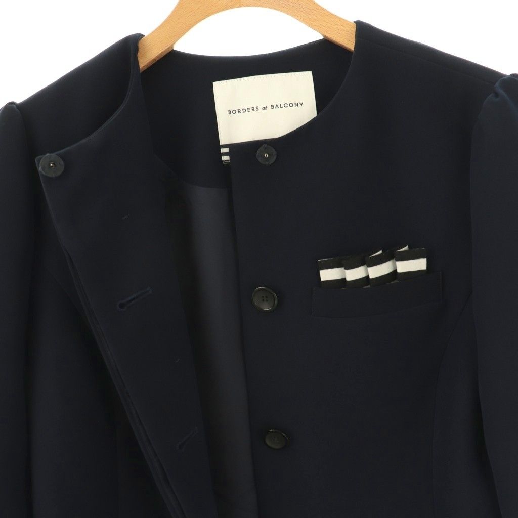 ボーダーズアットバルコニー BORDERS at BALCONY TWILL SHORT JACKET