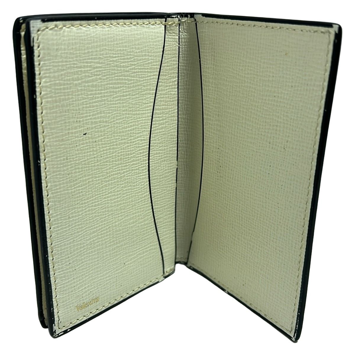 Valextra(ヴァレクストラ) 名刺入れ - アイボリー レザー - メルカリ