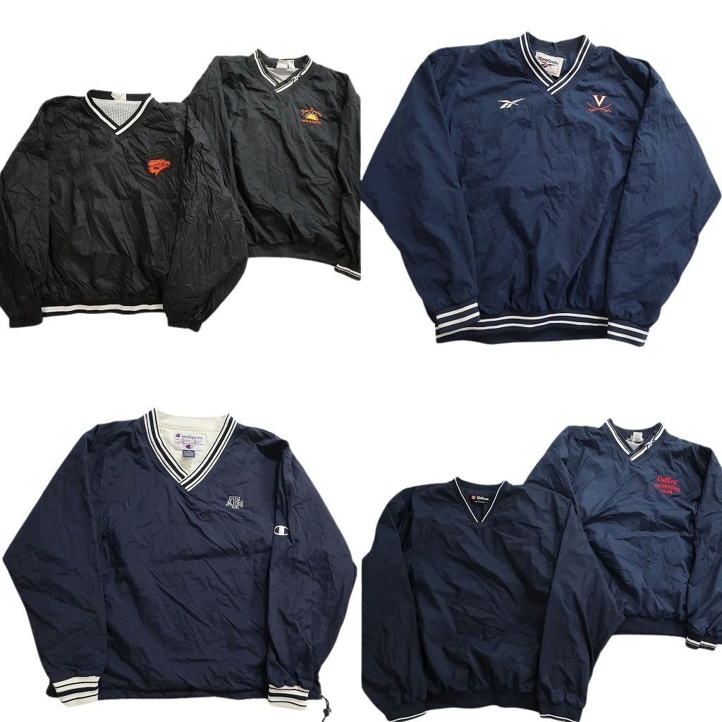 古着卸 まとめ売り スポーツブランドMIX プルオーバー ジャケット 6枚