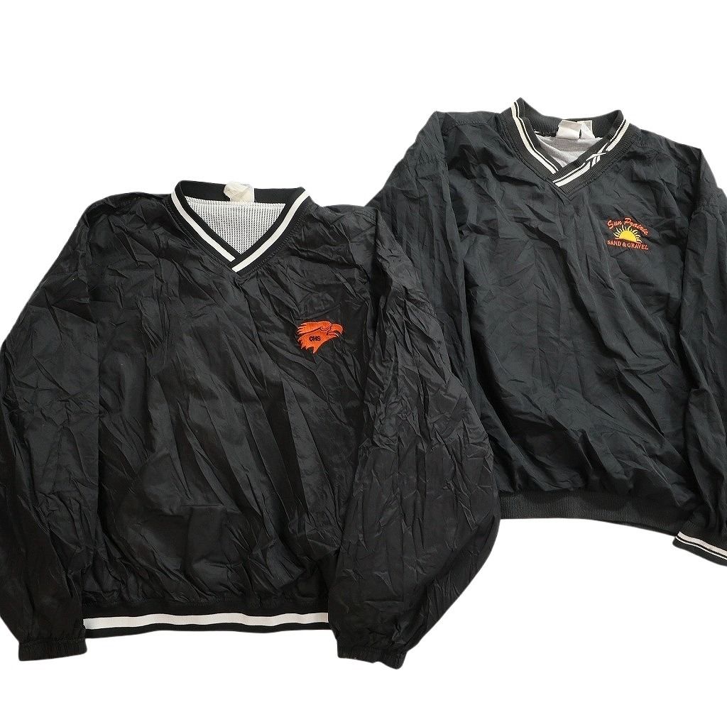 US 古着　長袖　まとめ売り 古着卸 まとめ売り スポーツブランドMIX プルオーバー ジャケット 6枚