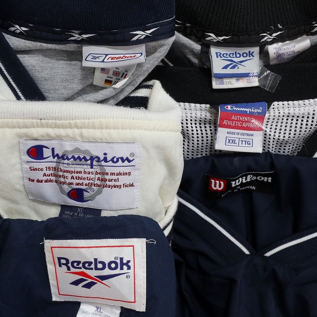 古着卸 まとめ売り スポーツブランドMIX プルオーバー ジャケット 6枚