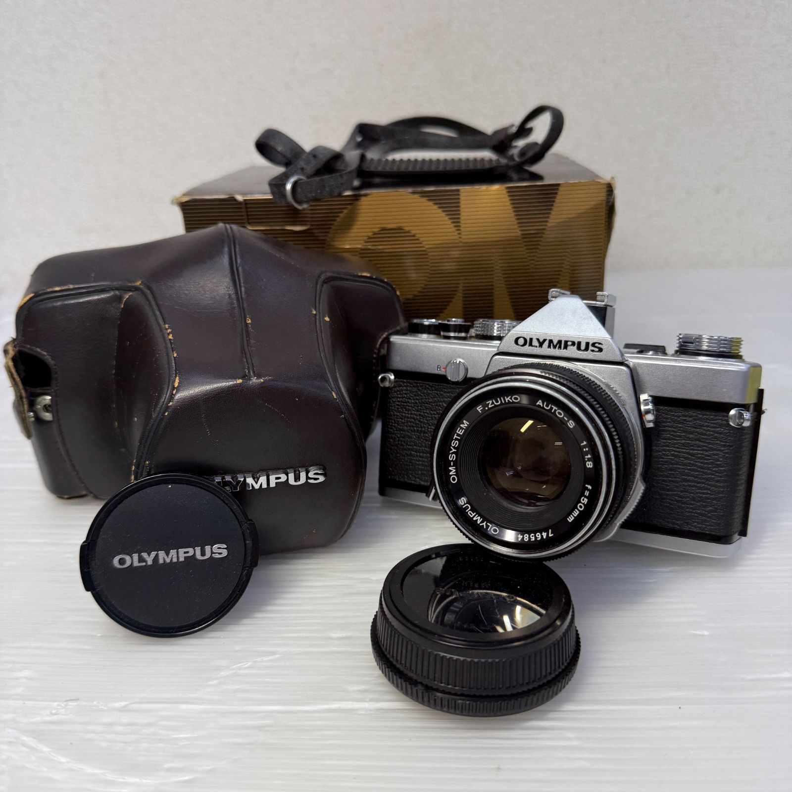 ☆オリンパス OM-1☆OLYMPUS 一眼レフ 1:1.8 50mm フィルムカメラ