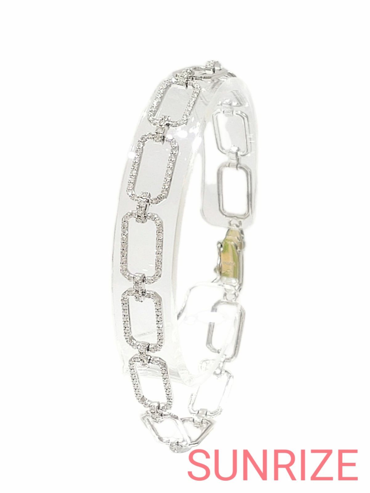 Pt850/Pt900 ダイヤモンド ブレスレット【K1362】 - メルカリ