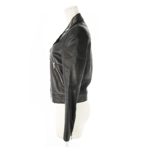 美品✨ユナイテッドトーキョー 革 ラム 羊 レザージャケット ライダース 黒 2 ユナイテッドトウキョウ UNITED TOKYO ラムレザーライダースジャケット