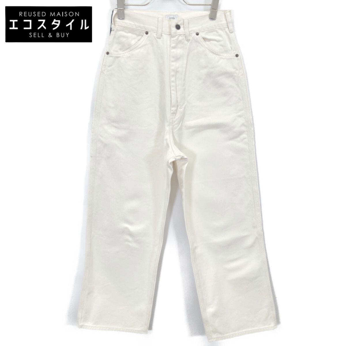 CIOTA シオタ PTLM-145-SB ﾎﾜｲﾄ Cotton Twill Painter Pants 1