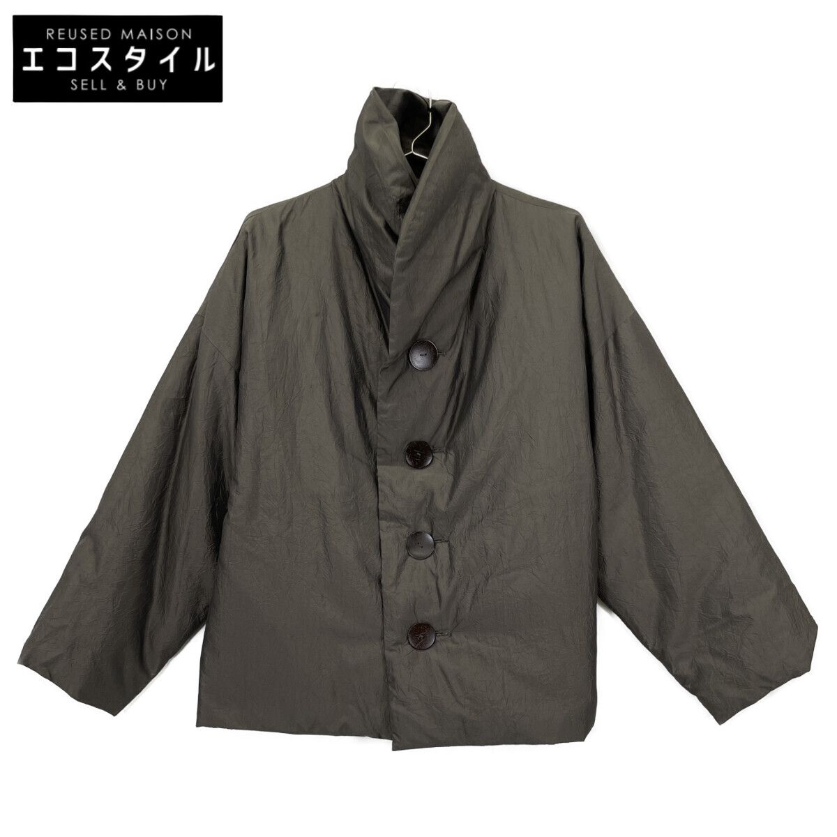 JURGEN LEHL ヨーガンレール J0124FJ904 ｸﾞﾚｰ ｺｯﾄﾝ ﾀﾞｳﾝ ｼﾞｬｹｯﾄ M