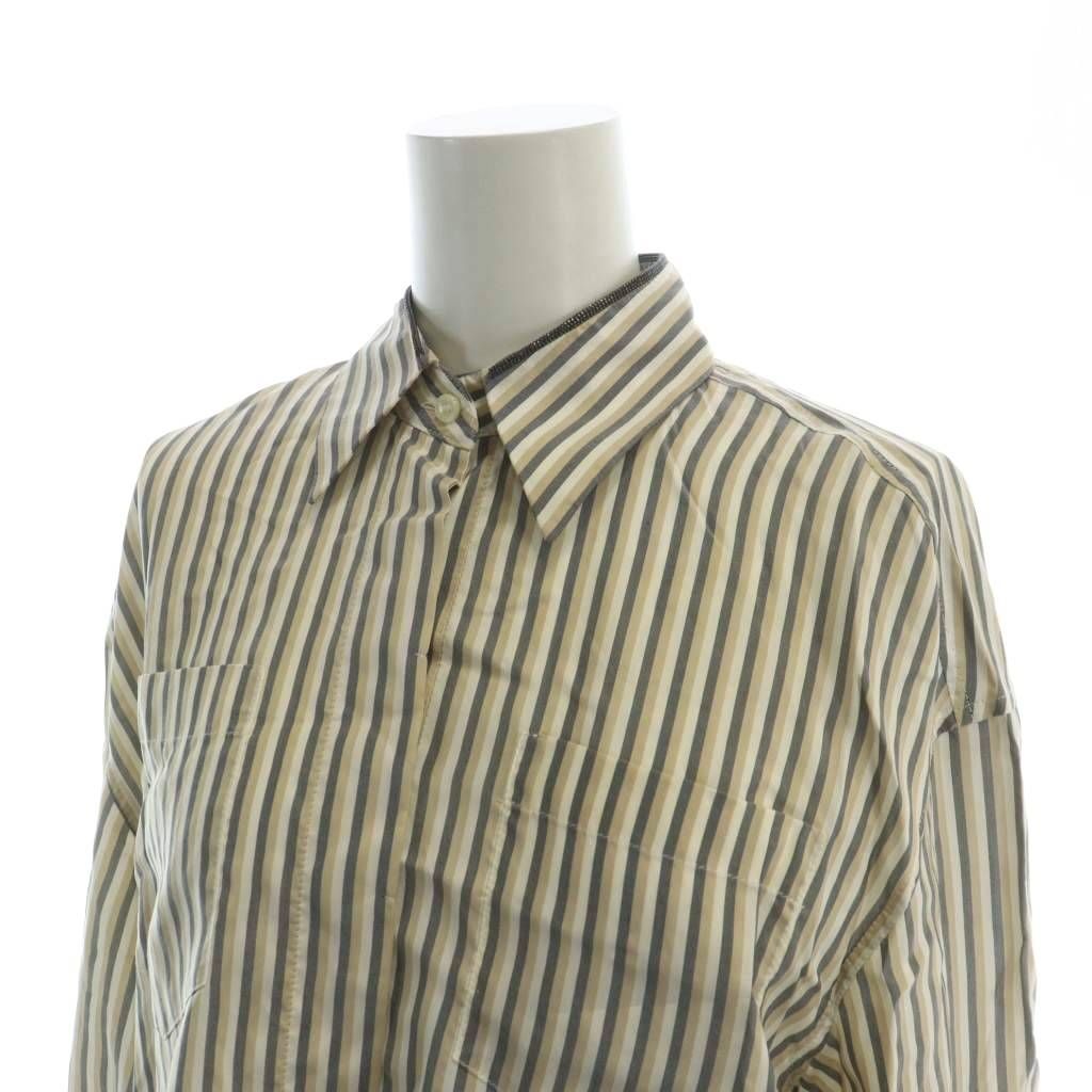 ブルネロクチネリ BRUNELLO CUCINELLI ステンカラーシャツ 長袖 絹