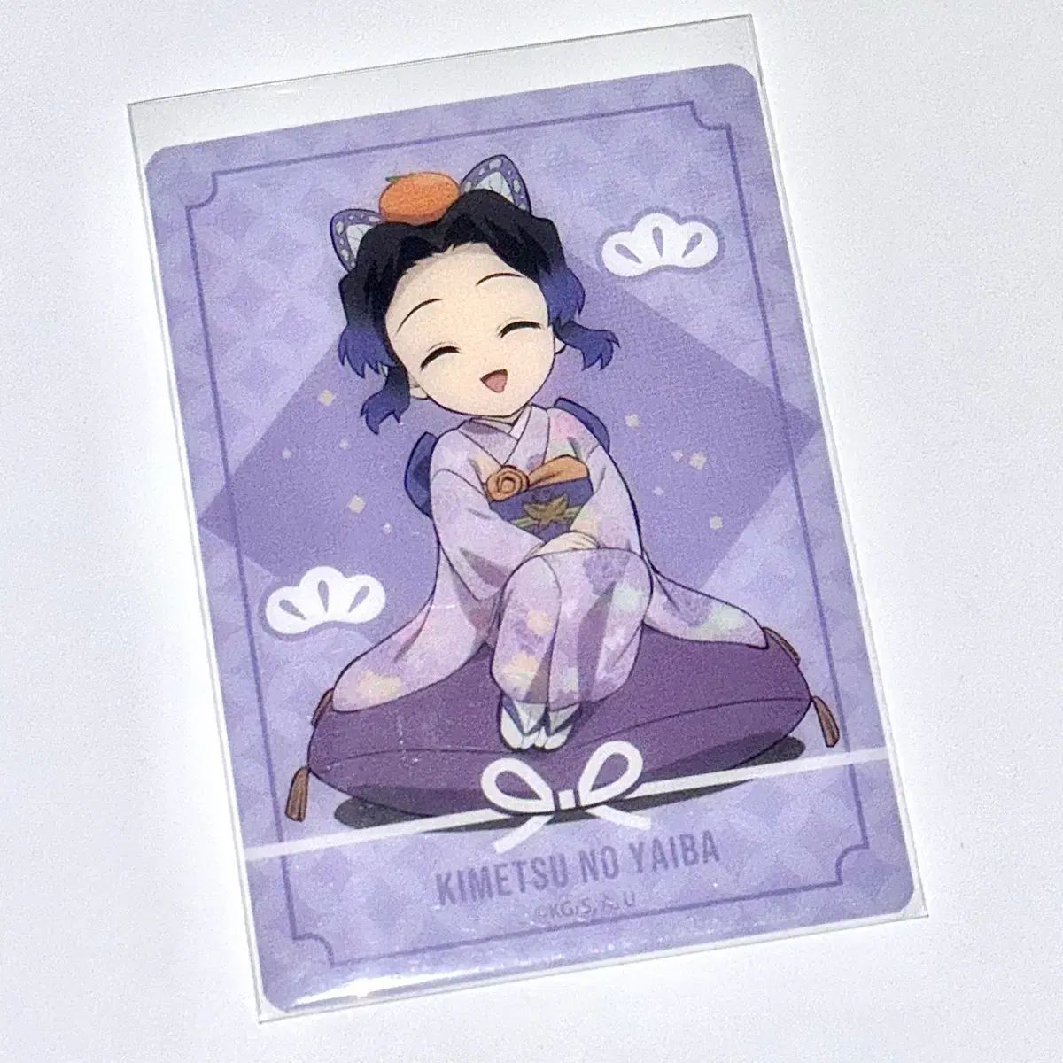 鬼滅の刃 胡蝶しのぶ 新年クリアカード トレカ