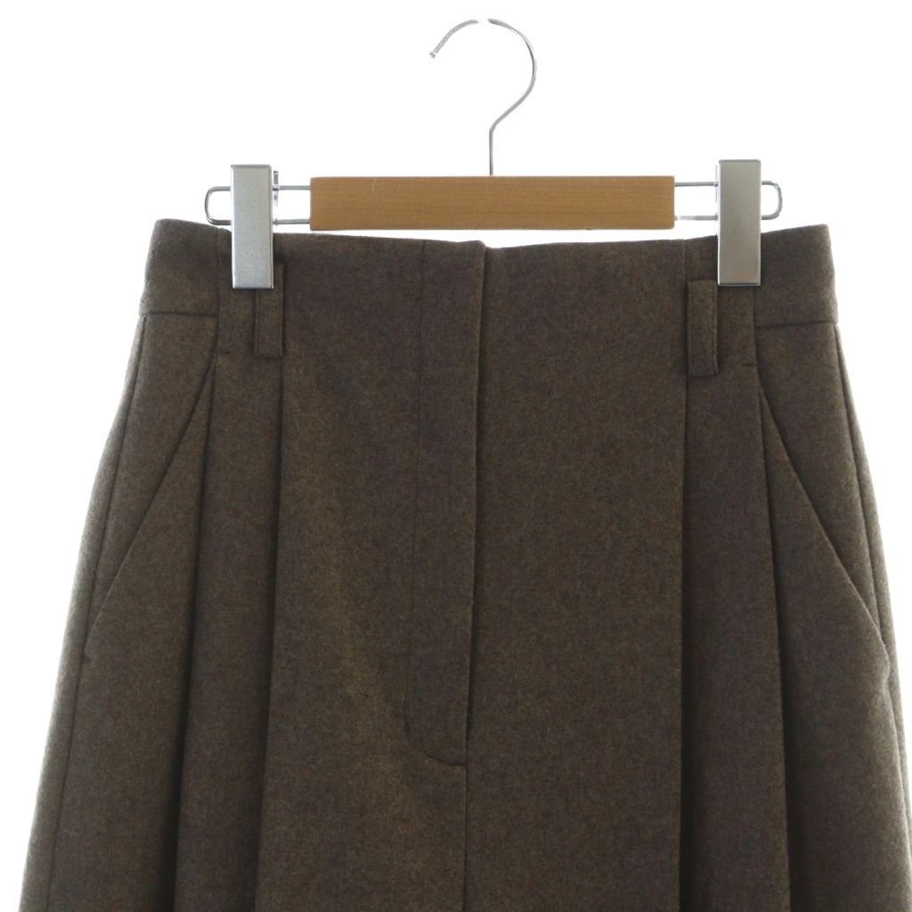 タックワイドパンツ ジップフライ