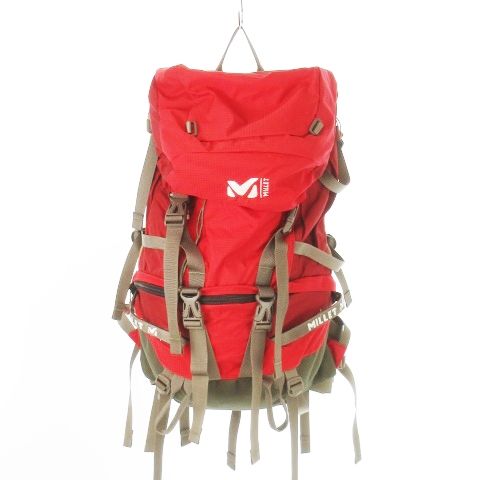 【中古】未使用品 ミレー MILLET MIAGE 45 リュックサック バックパック ナイロン アウトドア 登山 45L 赤 レッド ミレー MILLET MIAGE 45 リュックサック バックパック ナイロン