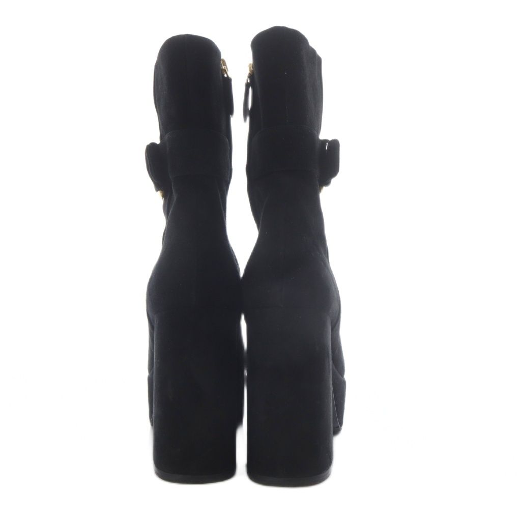 ミュウミュウ miumiu ブーツ ショート チャンキーヒール