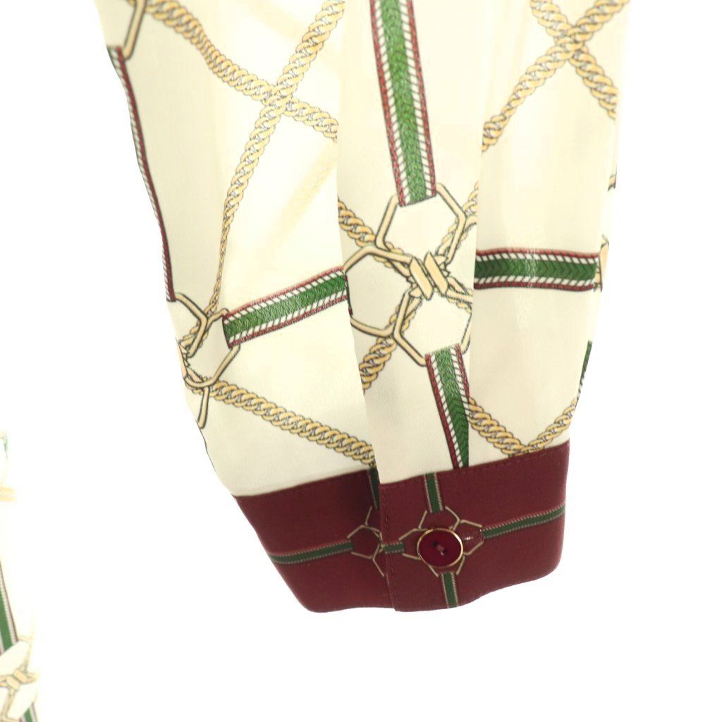 タグ付き 24AW ダイアグラム　チェーンベルトプリントワンピース　36 チェーンベルトプリントワンピース / GRACE CONTINENTAL | GRACE