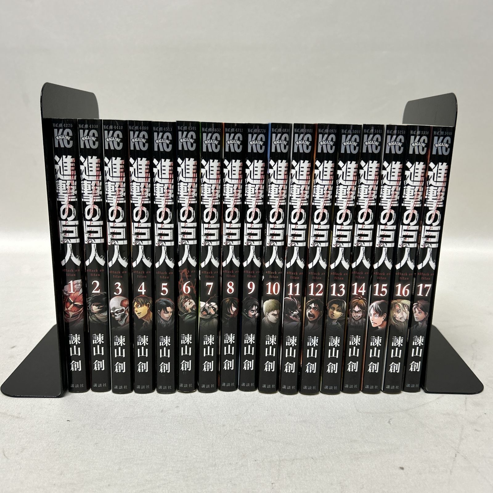 浜館01-566】 進撃の巨人 全34巻 諫山創 講談社 全巻セット 【中古品