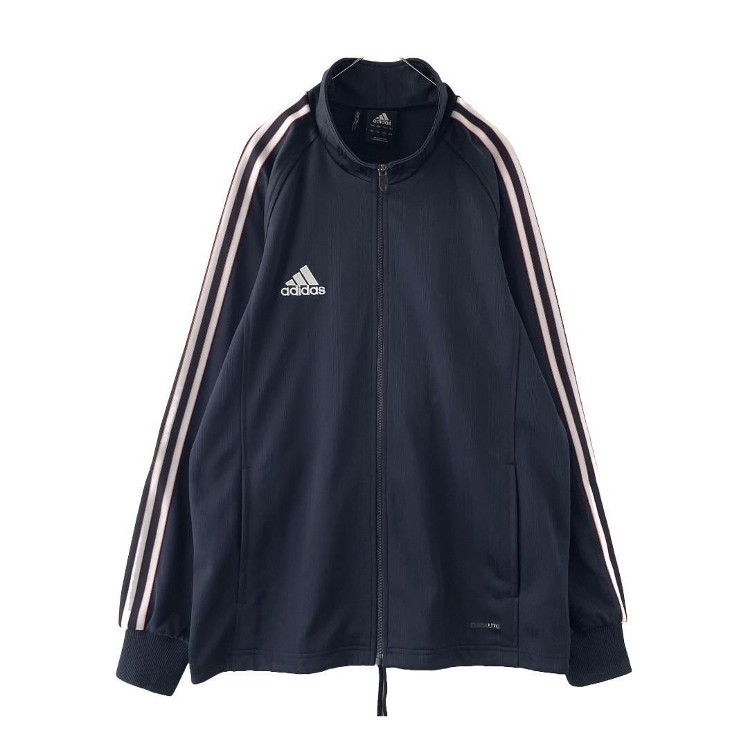 adidas トラックジャケット ジャージ 刺繍ロゴ ワンポイント 万国旗