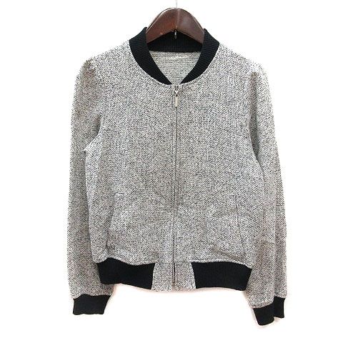 ジャスグリッティー JUSGLITTY ジャケット ジップアップ ツイード ラメ