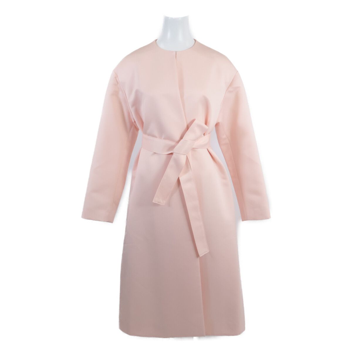 YOKOCHAN ヨーコチャン ﾋﾟﾝｸﾇｰﾄﾞ YCC-521-150 ﾍﾞﾙﾄ付き ﾉｰｶﾗｰｺｰﾄ 38