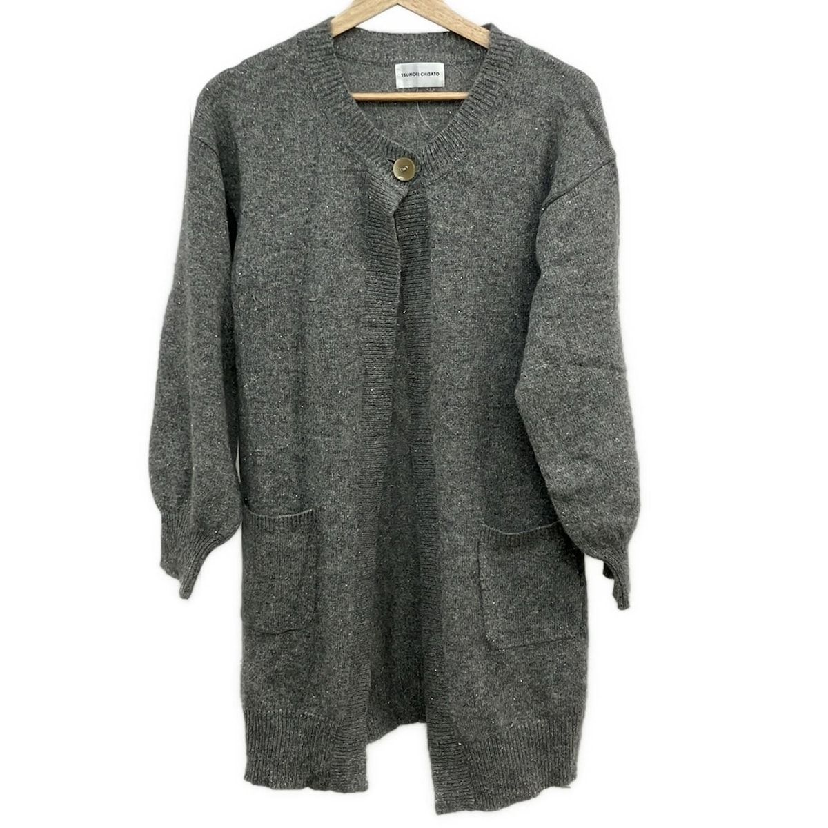 TSUMORI CHISATO　ミックスウール　ニットコート TSUMORI CHISATO(ツモリチサト) コート サイズ2 M レディース美品