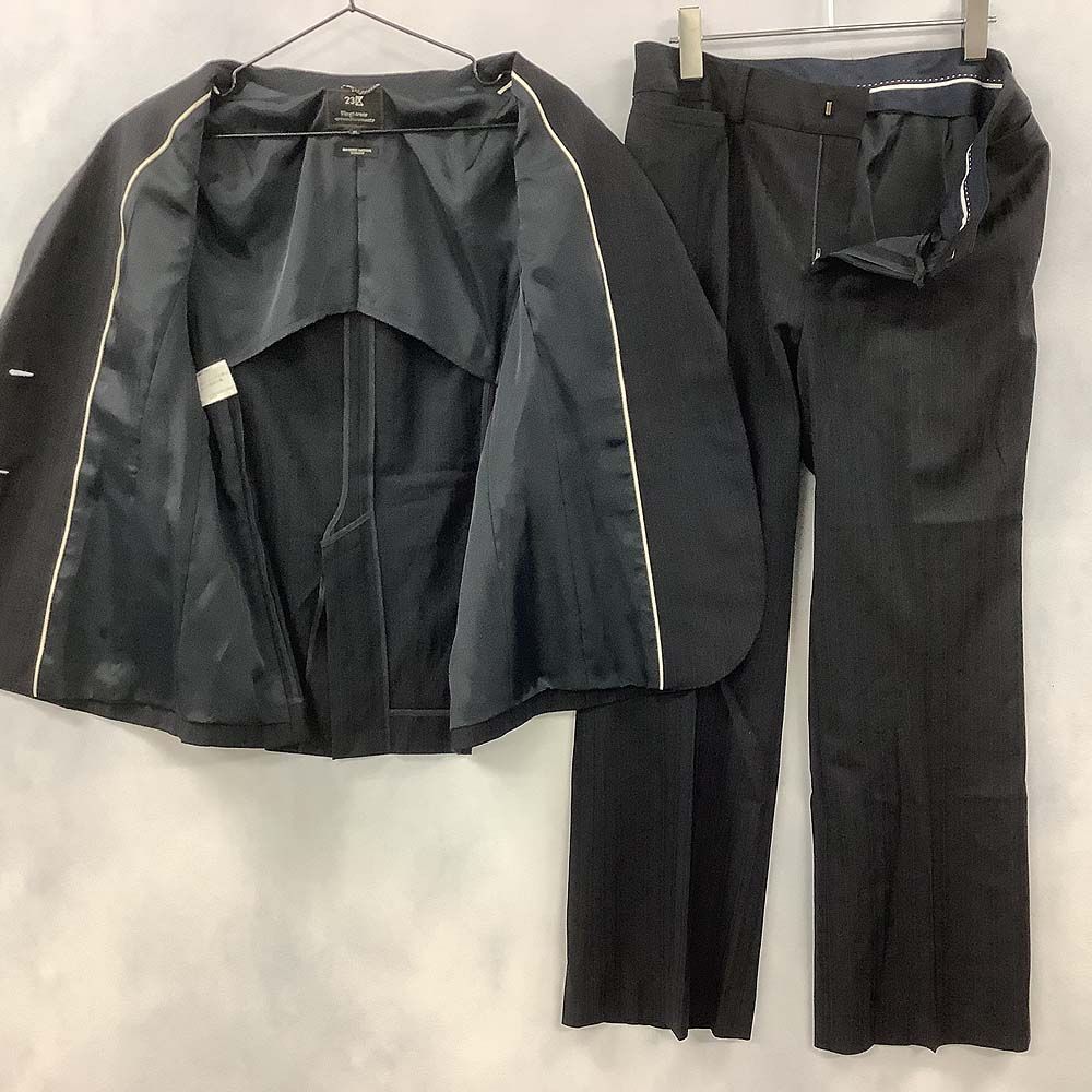 23区 ニジュウサンク スーツ　セットアップ　ジャケット　パンツ　XL 23区 ニジュウサンク パンツスーツ シングル セットアップ - メルカリ