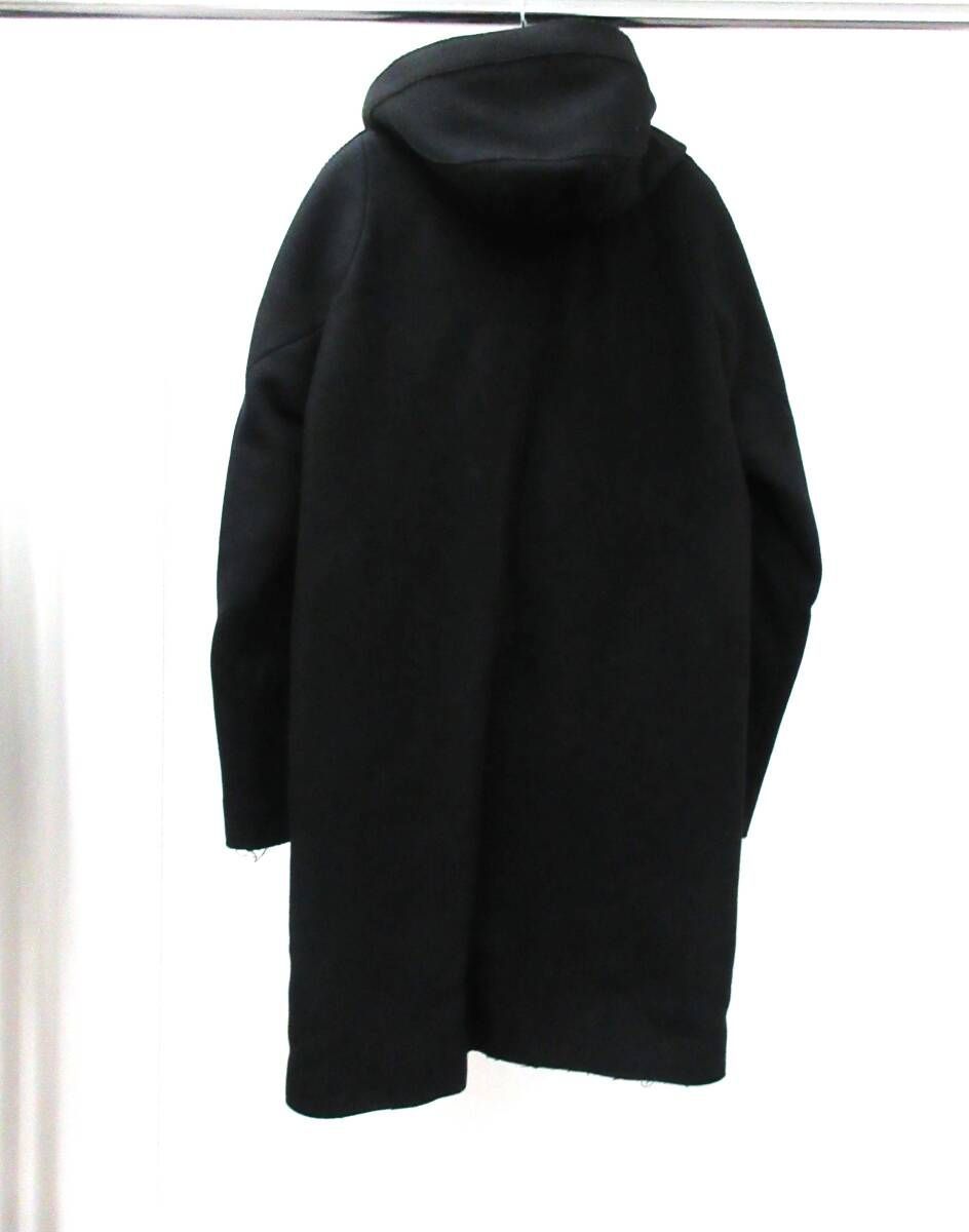 USED】Acne Studios WOOL HOODIE ZIP COAT MEN'S 50 BLACK / アクネ