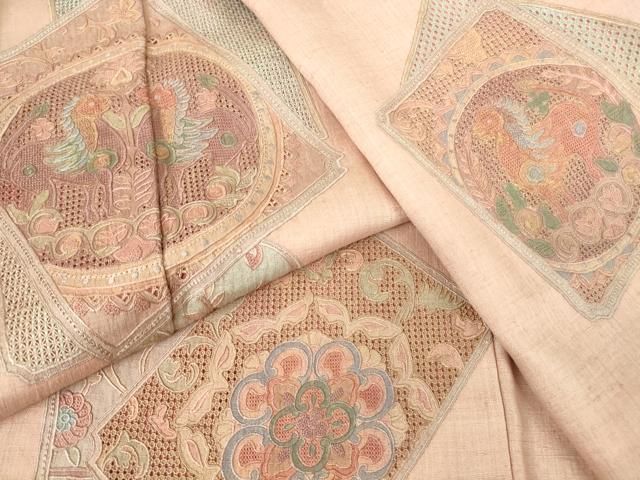 平和屋着物▽中国三大刺繍 スワトウ刺繍 汕頭刺繍 相良刺繍 総刺繍