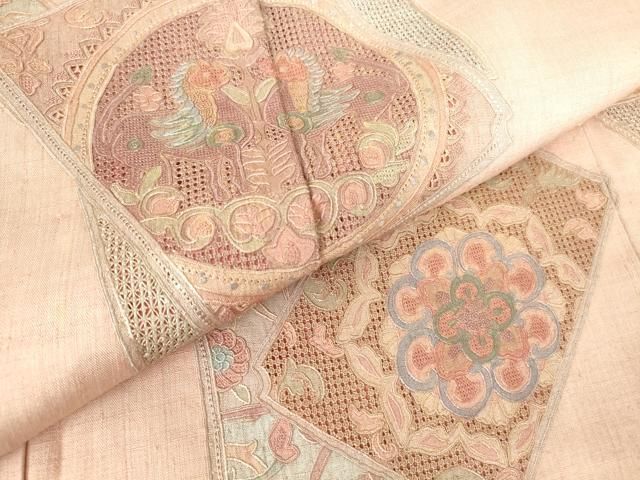 平和屋着物▽中国三大刺繍 スワトウ刺繍 汕頭刺繍 相良刺繍 総刺繍