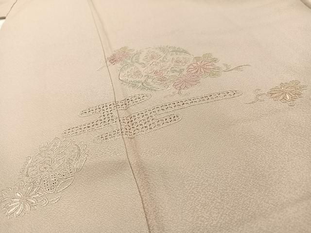 9475☆送料込み❣️ 訪問着 刺繍など 5枚 まとめ売り❣️ 平和屋着物□訪問着 中国三大刺繍 スワトウ刺繍 汕頭刺繍 総刺繍 エ