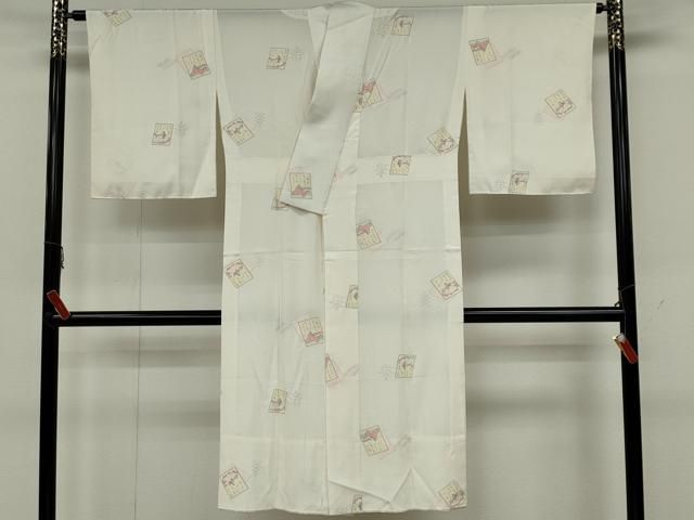 平和屋着物●長襦袢　無双仕立て　手書き　昔話　金彩　正絹　逸品　DAAZ7565ud 平和屋着物□長襦袢 無双仕立て 百人一首 正絹 逸品 CAAZ1555ou - メルカリ