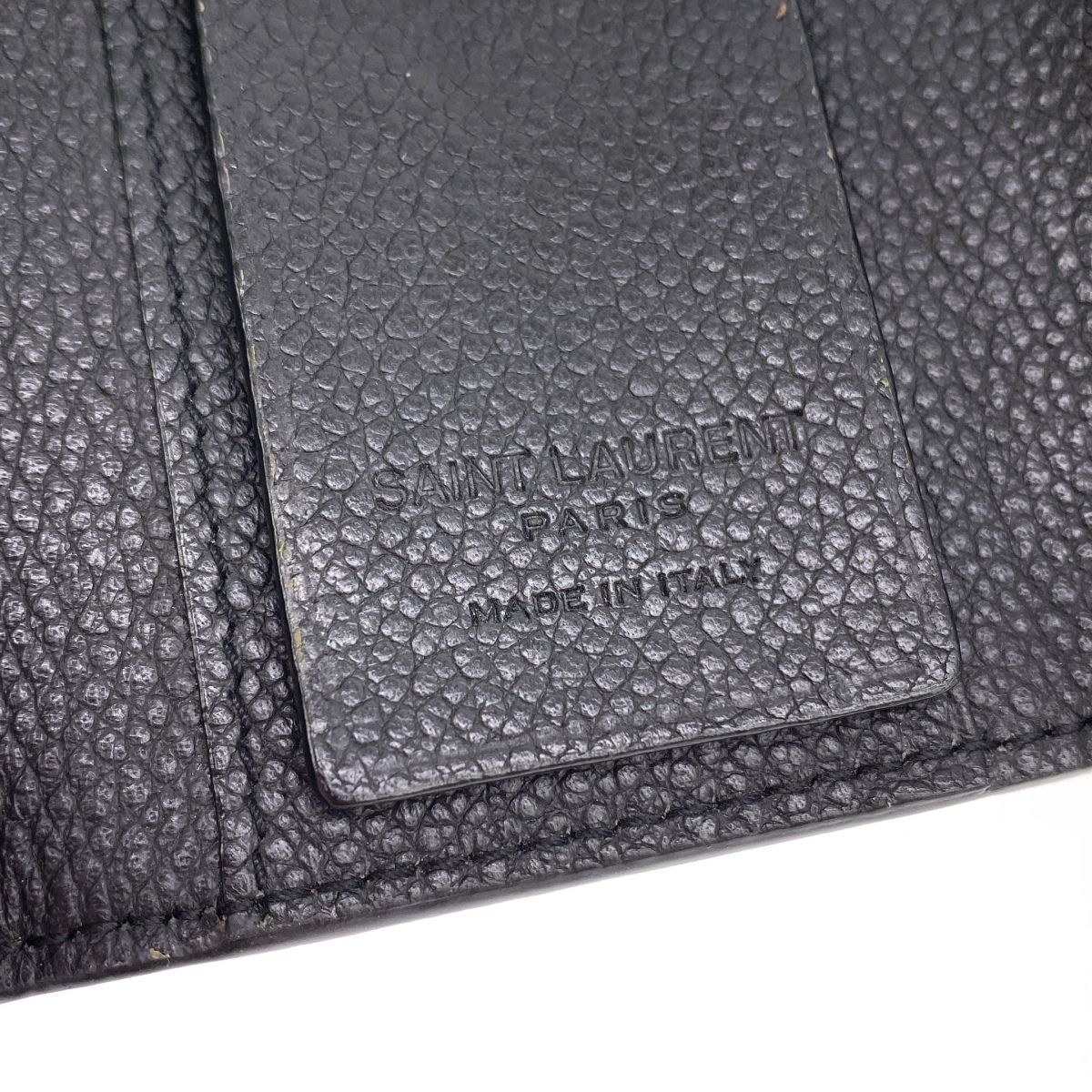 SAINT LAURENT PARIS サンローラン パリ 4連レザーキーケース ブラック