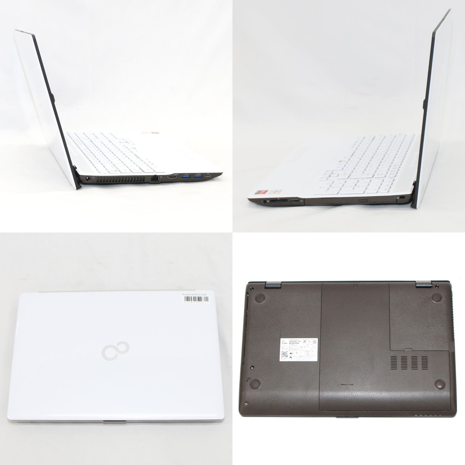 富士通 LIFEBOOK 15.6インチ ホワイト 中古 中古 【Office非搭載】富士通 ノートPC LIFEBOOK 15.6 型 AH42/E1