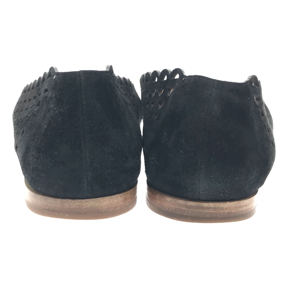 PELLICO ペリーコ EMILY カットワークスクエアトゥパンプス ブラック