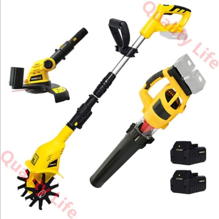 ミニ充電式耕うん機 コードレス 家庭用 伸縮可能 耕運幅10mm 充電式耕うん機 コードレス ミニ耕運機 家庭用 電動耕運機 伸縮可能 耕