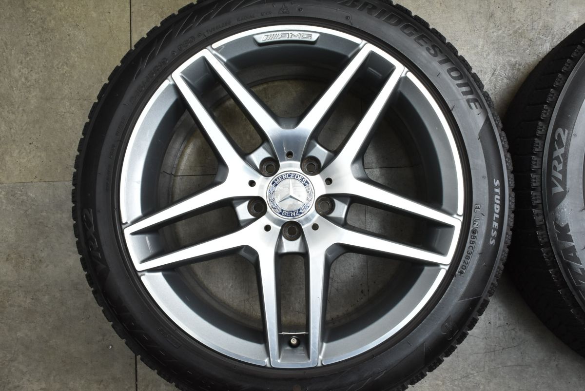 程度良好 メルセデスベンツ W 222 Sクラス AMGライン 19 in 8 5 J 38 9 PCD 112 ブリザックVRX 2 245 45 R 213 Eクラス 流用